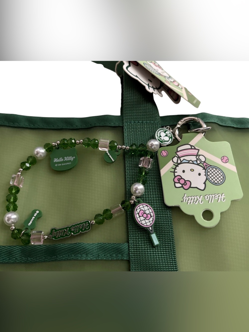 🎀 Hello Kitty Tennis Club 3-Piece Accessory Bundle - NWT Miniso x Sanrio